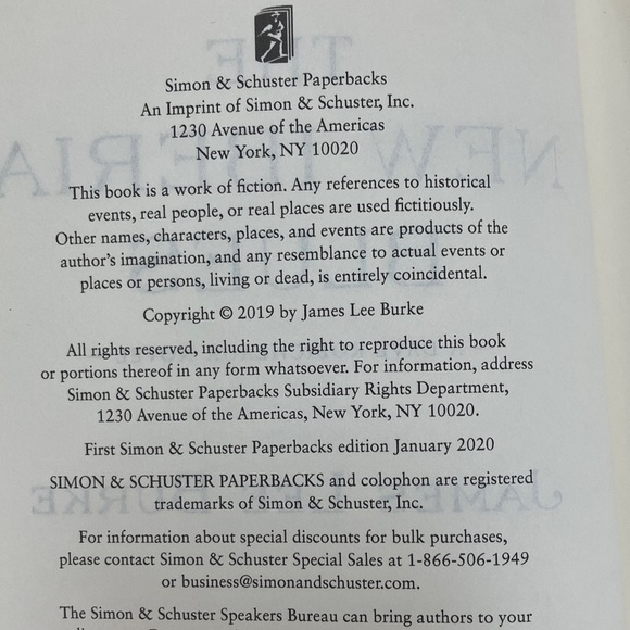 James Lee Burke 'The New Iberia Blues' softcover Book - a dave robicheaux novel - Picture 8 of 16